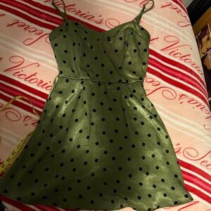Green Polka Dot Dress